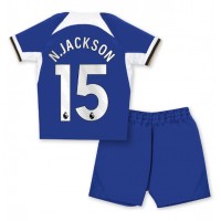 Chelsea Nicolas Jackson #15 Replica Home Minikit 2023-24 Short Sleeve (+ pants)